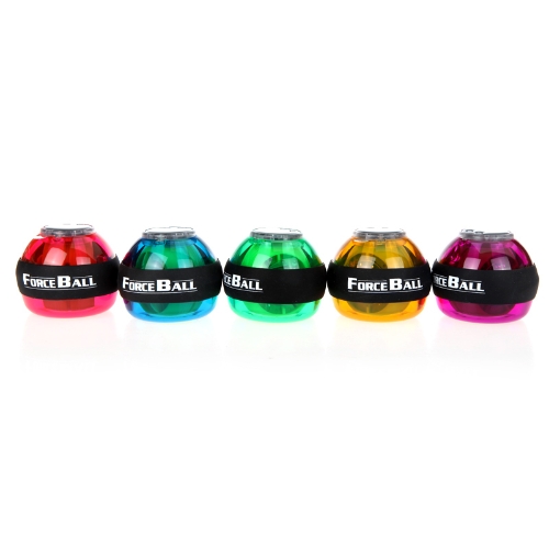 

Gyroscope LED Wrist Power Force Ball Grip Ball Arm Muscle Exercise Strengthener Speed Meter Red