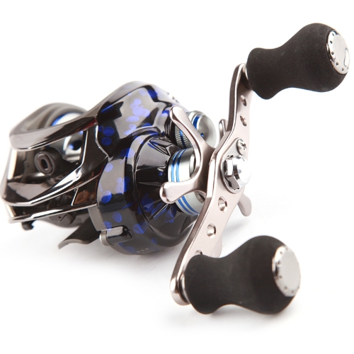 

11BB 6.3:1 Left Hand Bait Casting Fishing Reel 10Ball Bearings + One-way Clutch High Speed Blue