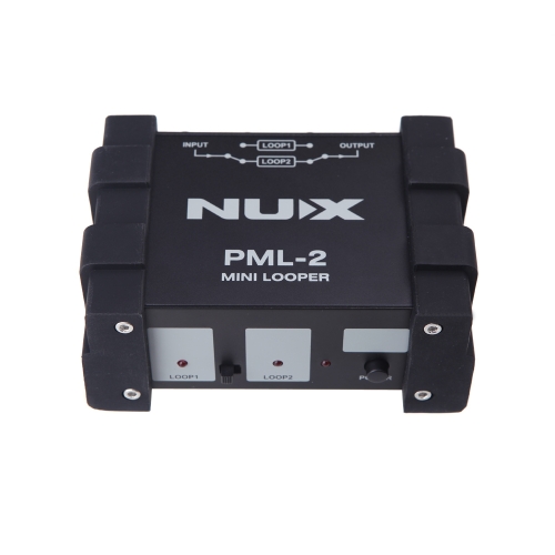 NUX PML-2 Mini Looper Line Selector Switch A/B Signal MIDI Remote Function True Bypass Portable