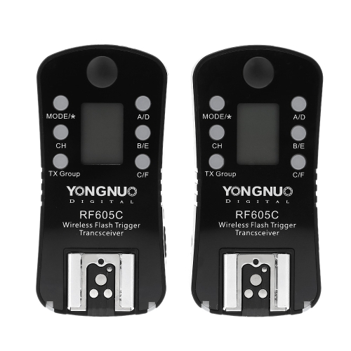 

YONGNUO RF605C Wireless Flash Trigger & Shutter Release 16 Channels for Canon Cameras