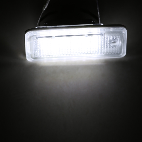 

Пара Error Free 18 3528 SMD LED Автомобильных Ламп номерного знака для Audi A3 A4 A6 A8 Q7