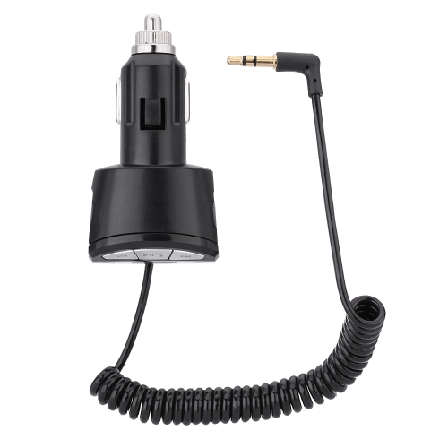 HIFI Car BT Music Adapter A2DP 3.5mm AUX Stereo Audio Receiver Adapter Handsfree USB Charger for iPhone 5 4s 4 6 6plus