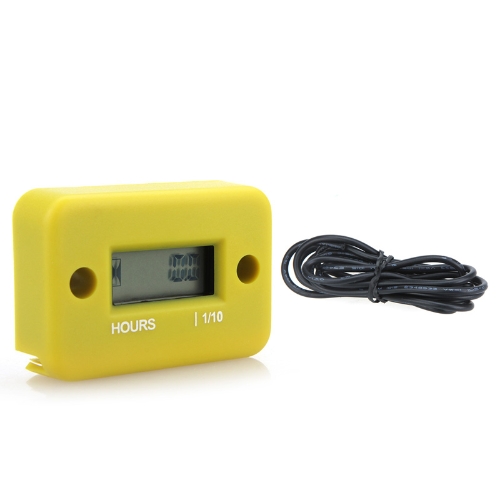 Docooler Digital Hour Meter Gauge LCD Inductive Hour Meter