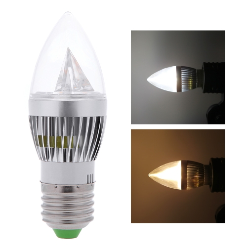 E27 6W LED Candle Light Bulb Chandelier Lamp Spotlight High Power AC85-265V