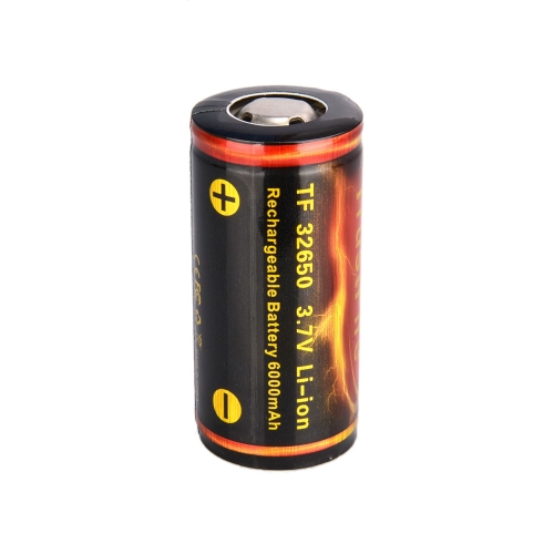 

TrustFire 32650 6000mAh 3.7V Rechargeable Lithium Battery with PCB Protected Board