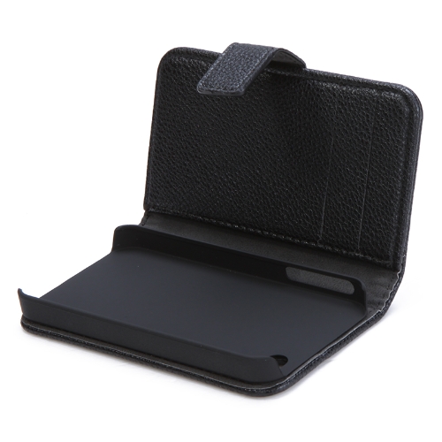 

Fashion Wallet Case Flip Leather Stand Cover with Card Holder for iPhone 4 4s 4g Black