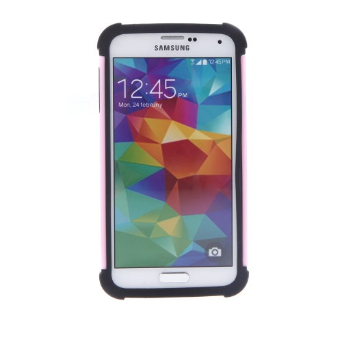 Doble capa híbrida duro funda para Samsung Galaxy S5 I9600 protector de silicona resistente a prueba de choques