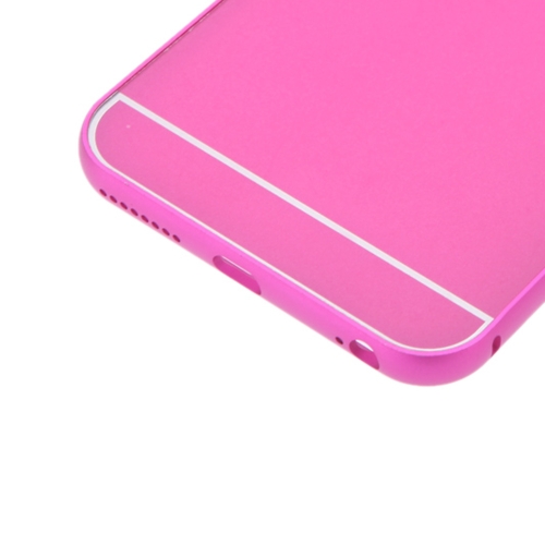 2-in-1 Detachable Ultrathin Lightweight Fashion Bumper Protective Metal Frame Shell Case + PC Back Cover for iPhone 6 Plus