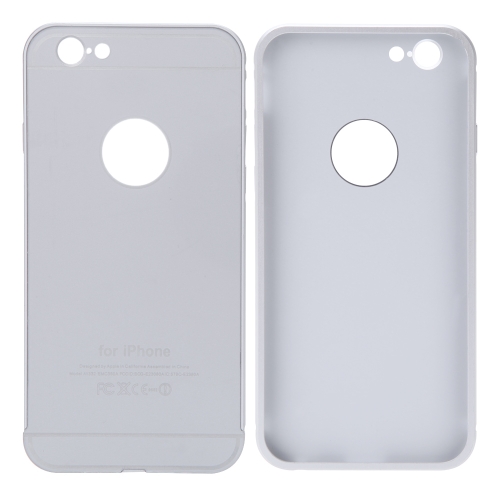 2-in-1 Detachable Ultrathin Lightweight Fashion Bumper Protective Metal Frame Shell Case + PC Back Cover for iPhone 6 4.7