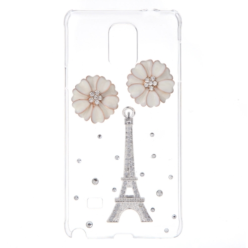 Fashion en plastique léger ultra-mince Bumper Bling Shell protection arrière Housse Etui pour Samsung Note 4 N910