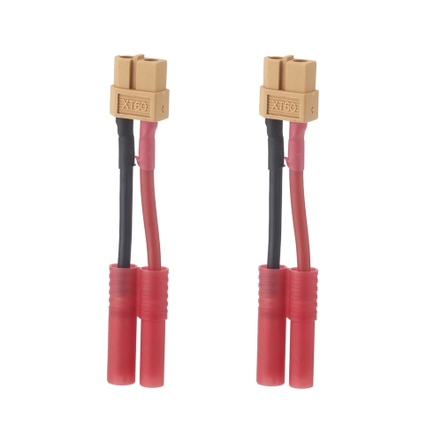 2 Pcs XT-60 Female To HXT 4mm Male Bullet Connector