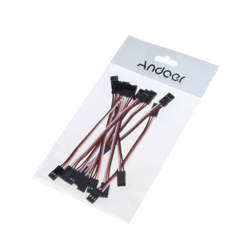 

10Pcs 10cm Male to Male JR Plug Servo Extension Lead Wire Cable 100mm for RC Plane Quadcopter