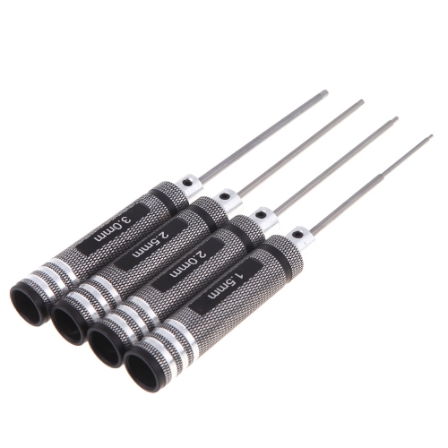 

4pcs 1,5 мм 2,0 мм 2,5 мм 3,0 мм шестиугольная отвертка для самолета RC вертолет