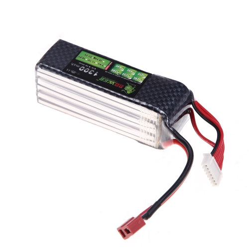 

Original Lion Power Lipo Battery 22.2V 1300Mah 30C MAX 45C T Plug for Align TREX 450 450L RC Helicopter Car Airplane Battery (Align TREX 450 450L Battery,22.2V 1300Mah,Lion Power 22.2V 1300Mah)