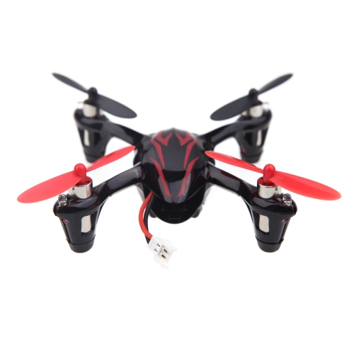 100% Original Hubsan X4 H107C 2.4G 4CH RC RTF Helicopter Quadcopter W / 0.3MP caméra noir et rouge (Hubsan X4 Quadcopter; Hubsan H107C Quadcopter)