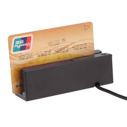 

Portable USB Programmable Compatible Magnetic Card Reader Stripe Bidirectional Swipe