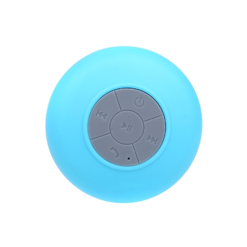 

Mini HIFI Wireless Bluetooth 3.0 Handsfree Mic Suction Speaker Shower Car Water Resistant for iPhone iPad Blue