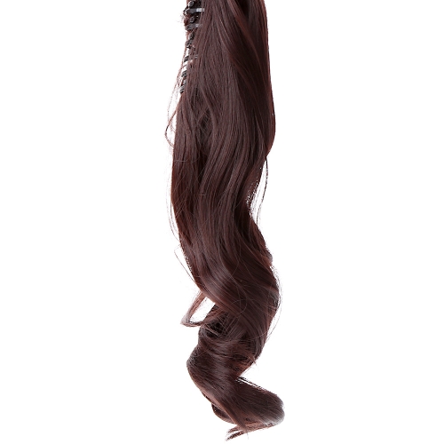 Jaw Clip  Long Wavy Pony Tail Ponytail Wig Hairpiece Hair Extension