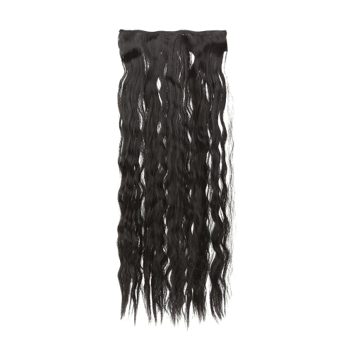 24'' 60cm Long Curly Hair Extension Corn Women Waving Hairs 5 Clips in Hair Extensions