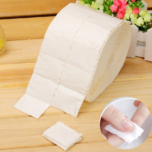 Cotten 500pcs/rolo toalhitas almofadas papel unha arte embebe fora Gel Wraps Gel polonês removedor ferramenta de limpeza