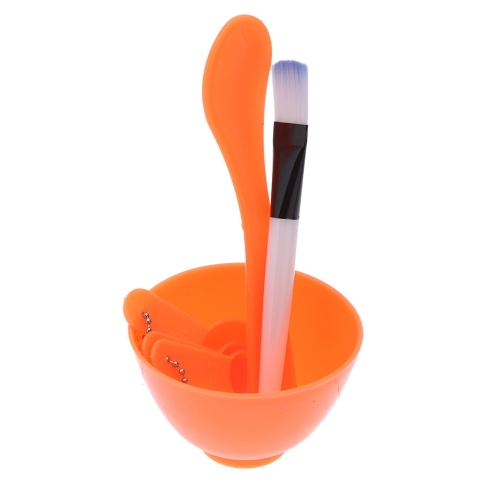 

1Set 4 in 1 DIY Beauty Homemade Face Mask Bowl Women Beauty Accessories Tools Mask Brush Stick Gauge