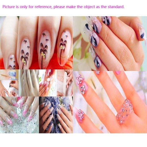 

Pink Butterfly Plated Nail Art Stickers Tips Glitter Fashion Nail Tools DIY Decoration