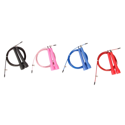 

3M Jump Skipping Rope Cable Steel Adjustable Fast Speed ABS Handle for Mastering Double Unders Crossfit Training Boxing Sports Exercises