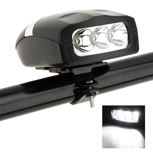 

Cycling Ultra Bright 3 LED Bicycle Bike Front White Head Light Lamp+Electronic Bell Horn Hooter Siren