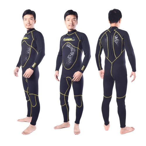 SLINX 3mm Herren Neopren Neoprenanzug Tauchen Winter Schwimmen Surfen Windsurfen, Schnorcheln voll Bodysuit Bademode