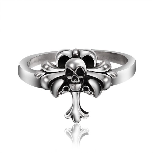 

Punk Style Pirate Design Skull Cross Men's Cool Ring
