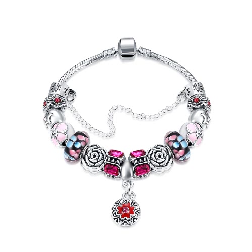 

Color Crystal Beads Europe Combined Bracelet
