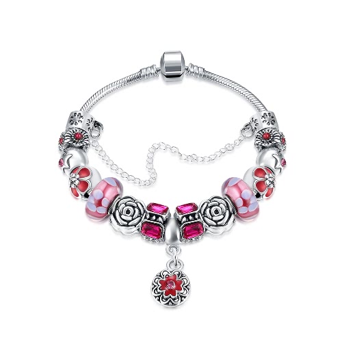 

Color Crystal Beads Europe Combined Bracelet