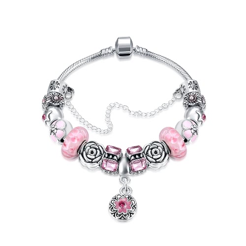 

Color Crystal Beads Europe Combined Bracelet
