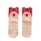 Cotton red socks three-dimensional cartoon Christmas socks