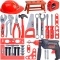 31pcs Mesh Bag Suit Children Tools Set Drill Screwdriver