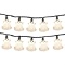 All Saints' Day Ghosts String Lights 8.5FT LED String Lights with 10 Cute White Ghosts Lights Home and Garden Decorative Lights for Decor